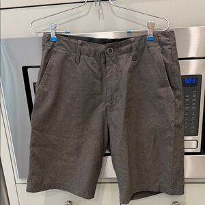 Volcom Men's Charcoal Flat Front Shorts